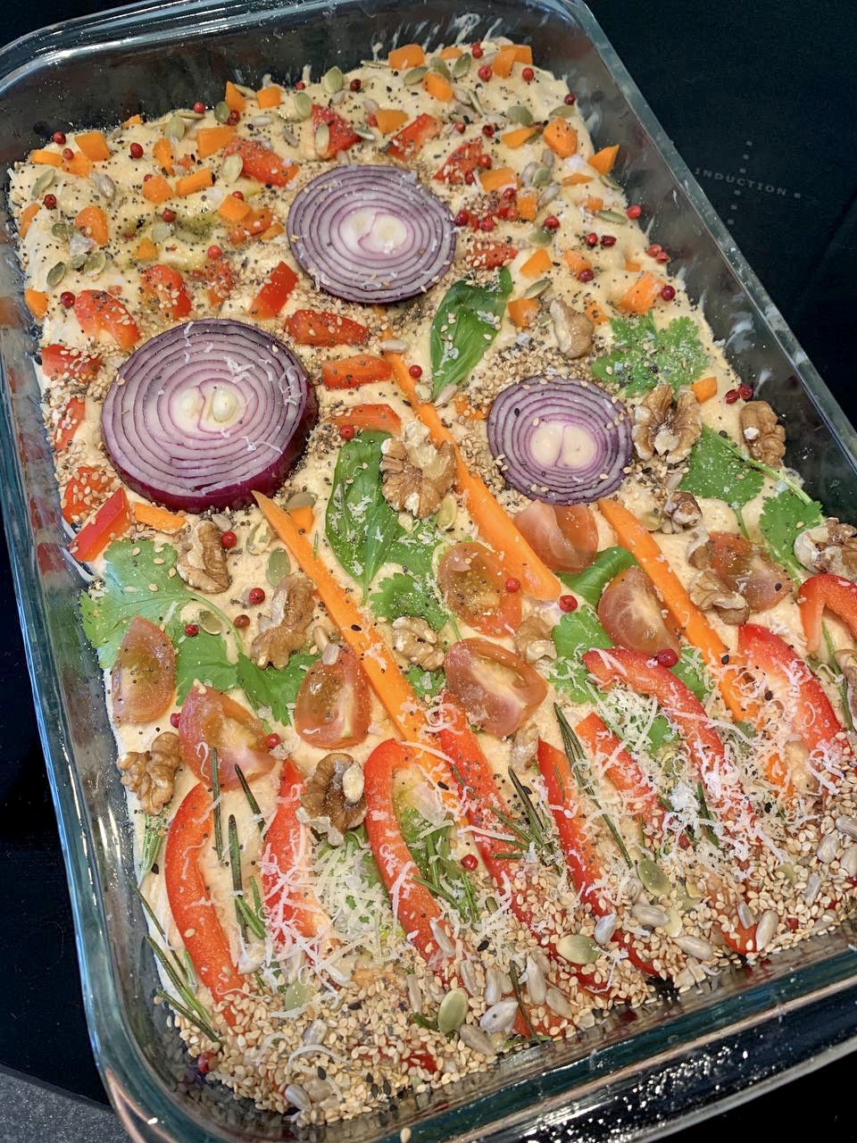 Garden focaccia